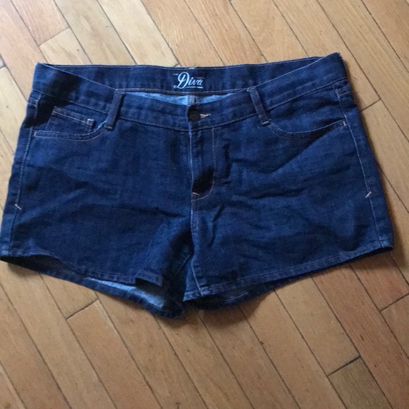 Old Navy Pants - Old Navy Diva Denim Shorts Size 12